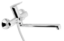 Aqualine Lotta - Wastafelkraan/Badkraan, Chroom LT640 -Badkamer Luxe 008c515b901d712326d799b2