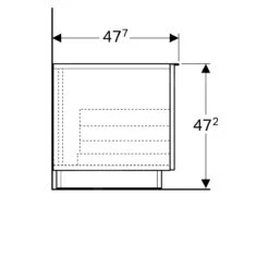 Geberit ICon - Zijkast, 890x472x477 Mm, Glanzend Wit 840090000 -Badkamer Luxe 00a519e3010ca1ad36e353e0 1