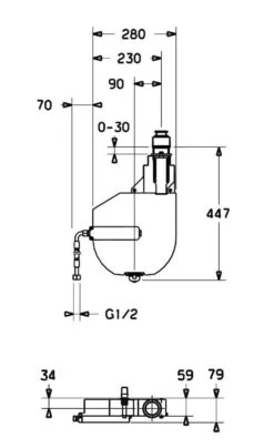 Hansa Toebehoren - Inbouwdeel Voor Badrandmontage, Chroom 53060200 -Badkamer Luxe 010b369ceef55c583140e51d