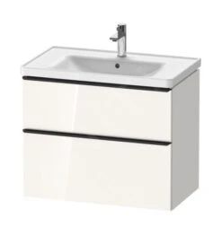 Duravit D-Neo - Wastafelonderkast 784x625x452 Mm, 2 Laden, Glanzend Wit DE435502222
