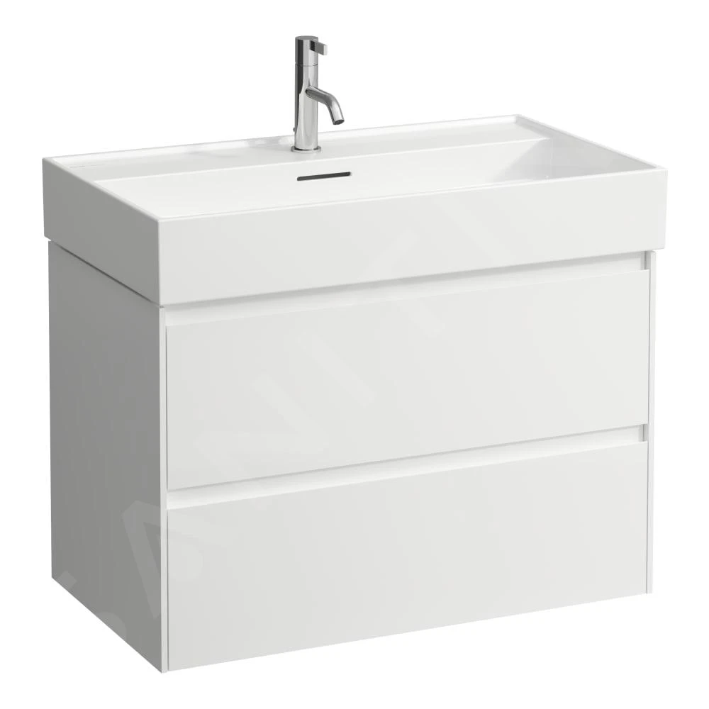 Laufen Lani - Wastafelonderkast, 79x44x52 Cm, 2 Laden, Mat Wit H4035521122601 1 Laufen Lani - Wastafelonderkast, 79x44x52 Cm, 2 Laden, Mat Wit H4035521122601