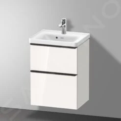 Duravit D-Neo - Wastafelonderkast 625x484x372 Mm, 2 Laden, Glanzend Wit DE4350022220000 -Badkamer Luxe 030b799065ebdf1aa45abf44