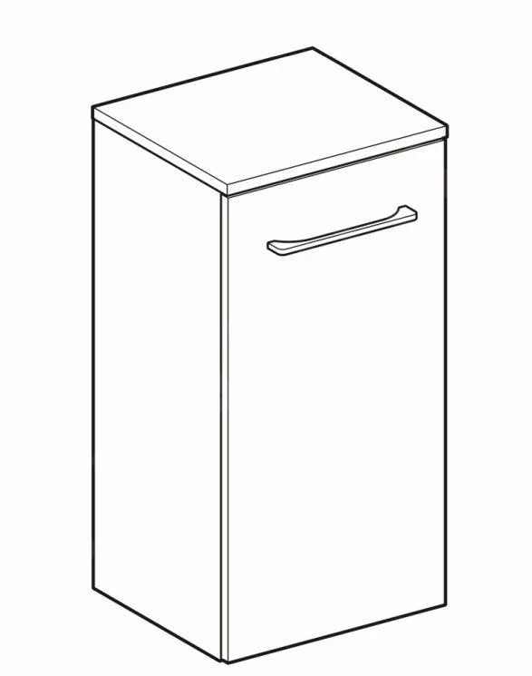 Geberit Selnova Square - Zijkast 650x330x297 Mm, 1 Deur, Hickorynoot 501.274.00.1 3 Geberit Selnova Square - Zijkast 650x330x297 Mm, 1 Deur, Hickorynoot 501.274.00.1 - Afbeelding 3