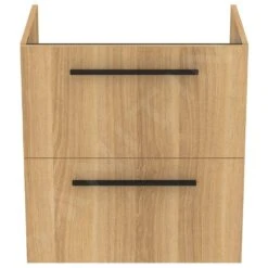 Ideal Standard I.Life A - Wastafelonderkast, 600x440x630 Mm, 2 Laden, Eiken T5255NX -Badkamer Luxe 03b74900e6026c66f363c6e2