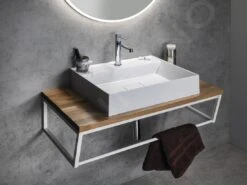 Sapho Ska - Onder Wastafel- Of Werkbladconstructie, 900 Mm, Mat Wit SKA213 -Badkamer Luxe 0452f552eeee341156a1c0cd