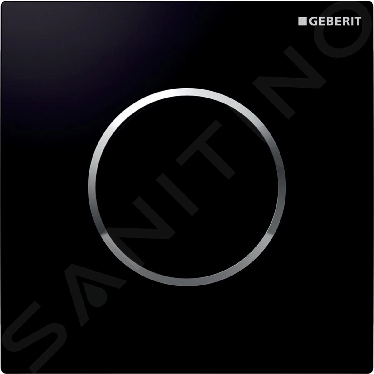 Geberit Spoelsystemen - Urinoirstuursysteem Met Pneumatische Spoelactivering, Bedieningsplaat Type 10, Zwart/chroom 116.015.KM.1 1 Geberit Spoelsystemen - Urinoirstuursysteem Met Pneumatische Spoelactivering, Bedieningsplaat Type 10, Zwart/chroom 116.015.KM.1