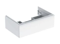 Geberit ICon - Wastafelonderkast, 74x25x48 Cm, 1 Lade, Glanzend Wit 502.311.01.1
