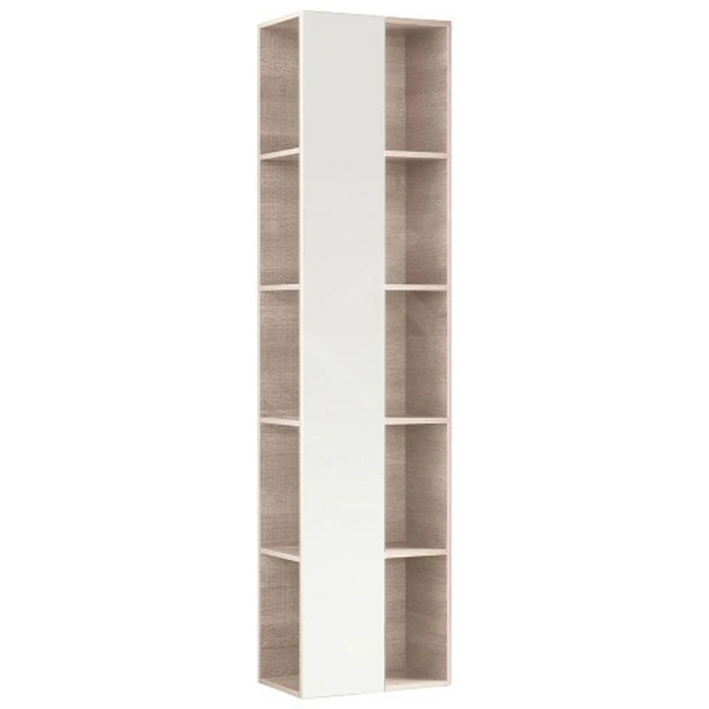 Geberit Citterio - Hoge Open Kast Met Spiegel 1600x400 Mm, Eik Beige 500.569.JI.1 1 Geberit Citterio - Hoge Open Kast Met Spiegel 1600x400 Mm, Eik Beige 500.569.JI.1
