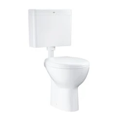 Grohe Bau Ceramic - Duoblok Toilet Met Reservoir En Toiletzitting, Rimless, Alpine Wit 39560000