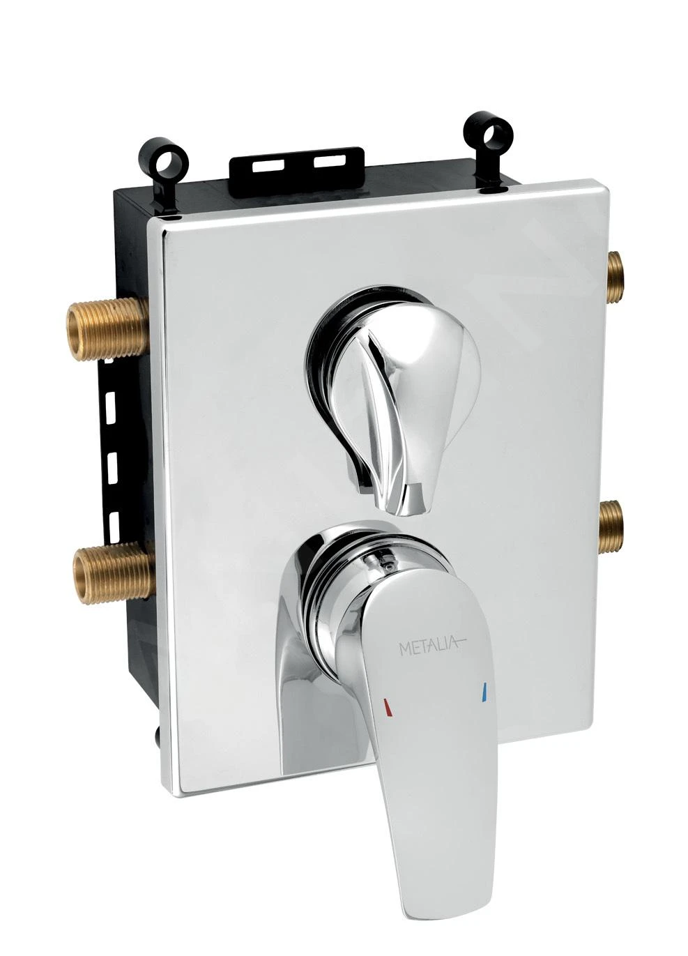 Novaservis Metalia 57 - Inbouwkraan Voor 2 Functies Met Binnenwerk, Chroom BOX57052R,0 1 Novaservis Metalia 57 - Inbouwkraan Voor 2 Functies Met Binnenwerk, Chroom BOX57052R,0