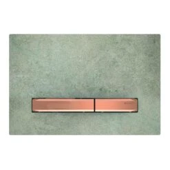 Geberit Sigma50 - Bedieningsplaat, Dual Flush Spoeling, Beton/rood Goud 115.670.JV.2