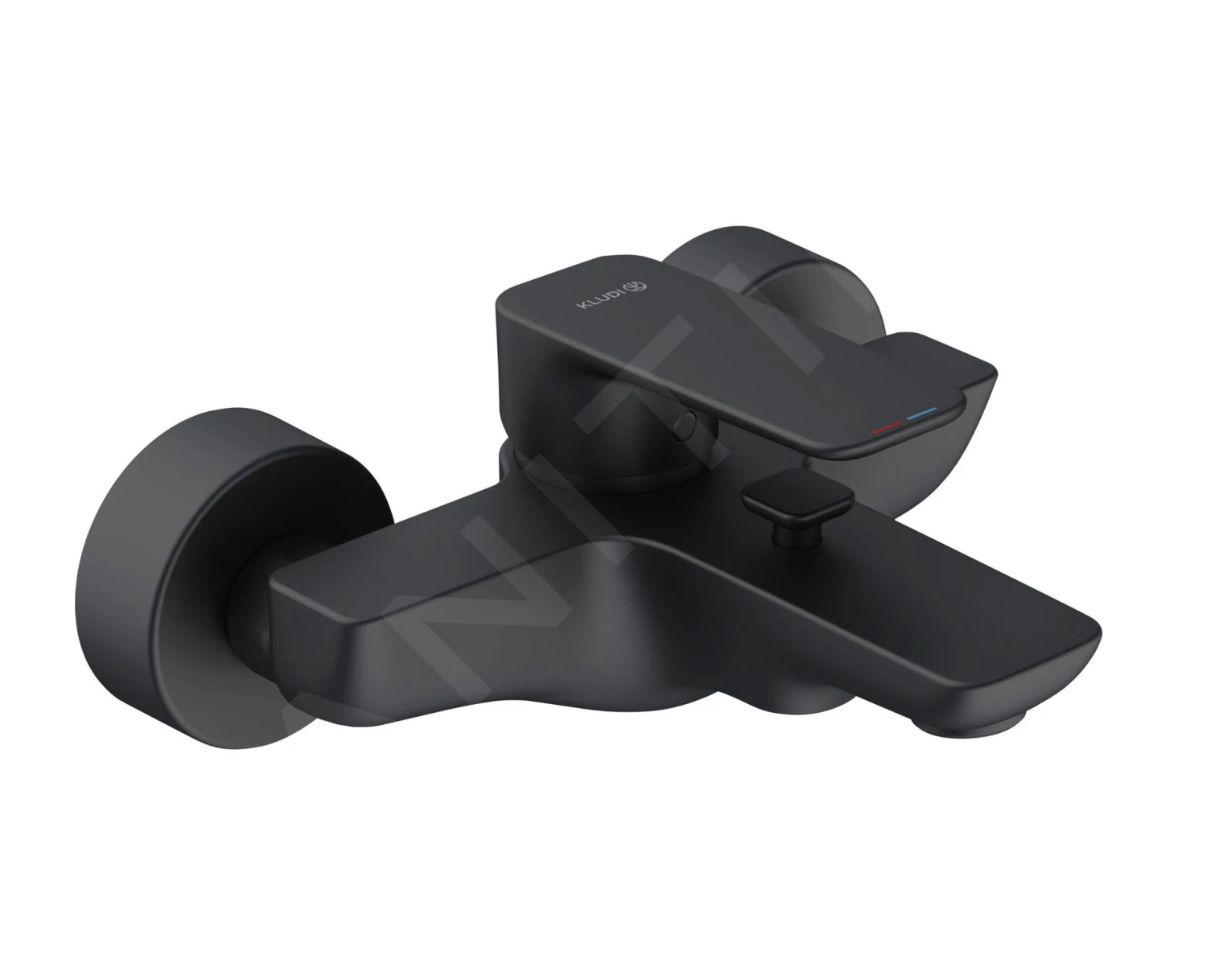 Kludi Pure&Style - Badmengkraan Opbouw, Mat Zwart 406813975 1 Kludi Pure&Style - Badmengkraan Opbouw, Mat Zwart 406813975