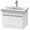 Duravit DuraStyle - Wastafelonderkast Compact, 398x500x368 Mm, 1 Lade, Glanzend Wit DS630302222