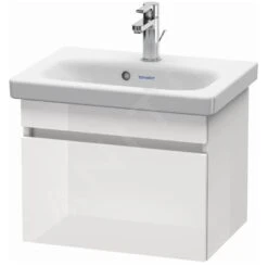 Duravit DuraStyle - Wastafelonderkast Compact, 398x500x368 Mm, 1 Lade, Glanzend Wit DS630302222