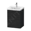 Duravit D-Neo - Wastafelonderkast 625x484x372 Mm, 2 Laden, Black Oak DE4350016160000