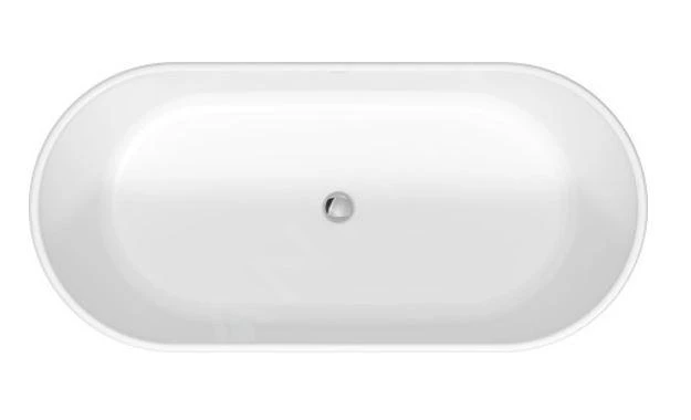 Duravit D-Neo - Vrijstaand Bad, 1600x750 Mm, DuraSolid, ClickClack, Wit 700477000000000 3 Duravit D-Neo - Vrijstaand Bad, 1600x750 Mm, DuraSolid, ClickClack, Wit 700477000000000 - Afbeelding 3