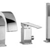 Paffoni Level - Badrandkraan, 3-gats, Chroom LES040CR