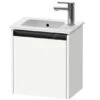 Duravit Ketho.2 - Wastafelkast 440x410x292 Mm, 1 Deur, Scharnieren Links, Mat Wit K25060L18180000