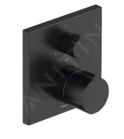 Duravit C.1 - Douchethermostaat Inbouw, Mat Zwart C14200015046