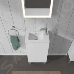 Duravit L-Cube - Wastafelonderkast 856x420x294 Mm, Links, 1 Deur, Glanzend Wit LC6273L2222 -Badkamer Luxe 0a0619cdd5c5b0bbdd0d3d07