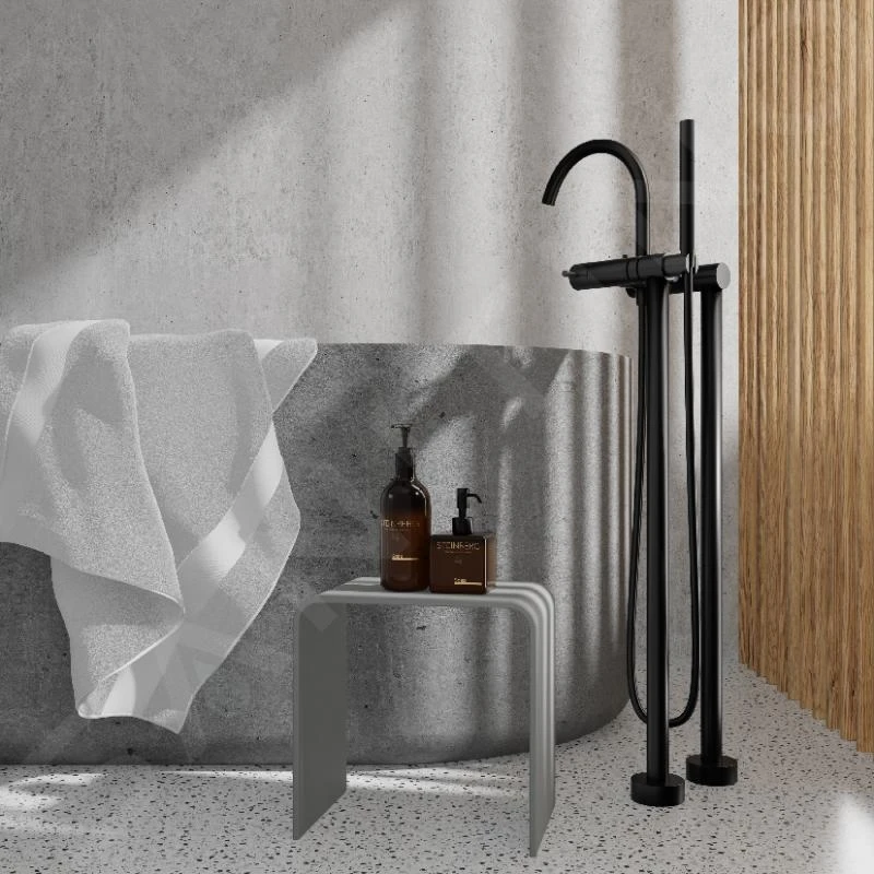 Steinberg 100 - Vrijstaande Badkraan, Mat Zwart 100 1162 S 4 Steinberg 100 - Vrijstaande Badkraan, Mat Zwart 100 1162 S - Afbeelding 4