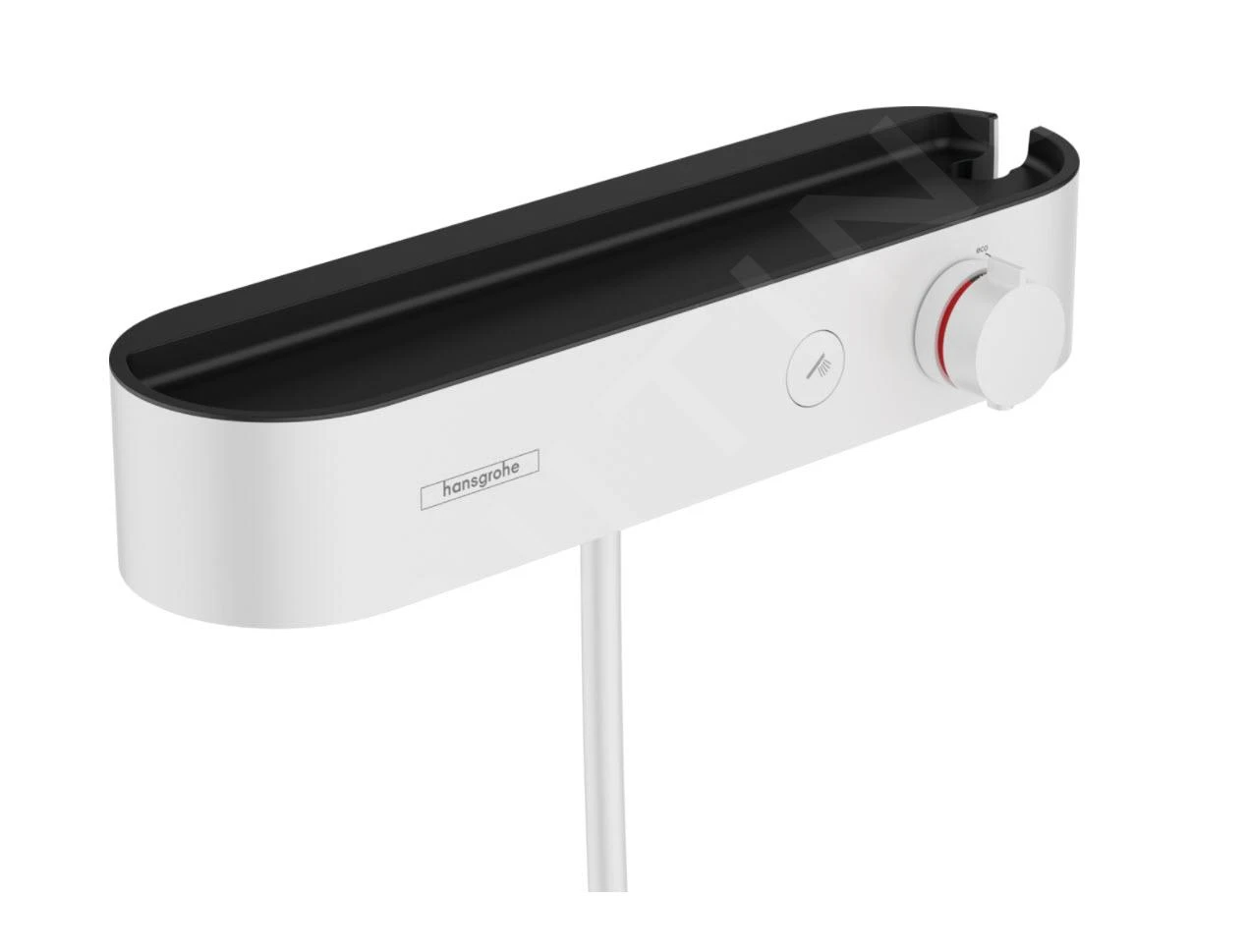 Hansgrohe ShowerTablet Select - Thermostatische Douchekraan, Mat Wit 24360700 1 Hansgrohe ShowerTablet Select - Thermostatische Douchekraan, Mat Wit 24360700