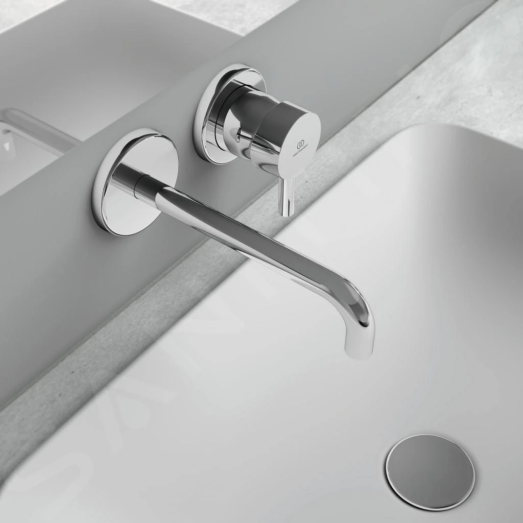 Ideal Standard CeraLine - Inbouw Wastafelkraan, 2-gats, Chroom A6938AA 3 Ideal Standard CeraLine - Inbouw Wastafelkraan, 2-gats, Chroom A6938AA - Afbeelding 3