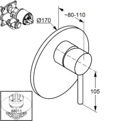 Kludi Bozz - Inbouwkraan, Chroom 386550576 -Badkamer Luxe 0cb6815eb533b321dc25a3d3
