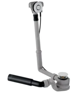 Geberit Toebehoren - Afvoer- En Overloopgarnituur, Bedieningssysteem PushControl, Lengte 260 Mm, Chroom 150.755.21.6