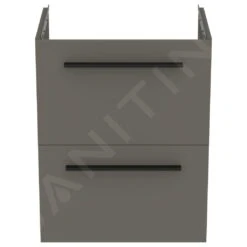 Ideal Standard I.Life S - Wastafelonderkast, 500x375x630 Mm, 2 Laden, Mat Kwartsgrijs T5291NG -Badkamer Luxe 0d0c980cb6055a5ebdf8b964