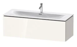 Duravit L-Cube - Wastafelonderkast 400x1020x481 Mm, 1 La, Glanzend Wit LC613802222