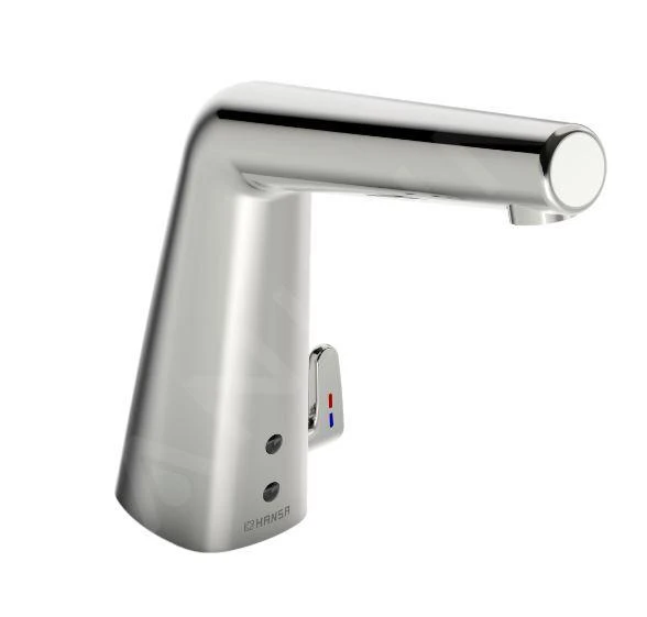 Hansa Designo - Elektronische Wastafelkraan, Bluetooth, Chroom 51792201 1 Hansa Designo - Elektronische Wastafelkraan, Bluetooth, Chroom 51792201