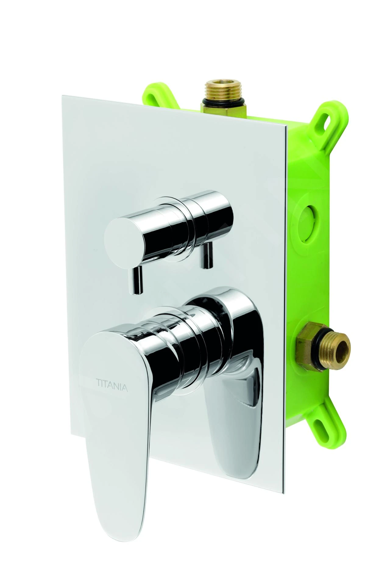 Novaservis Titania Smart - Inbouwkraan Voor 2 Functies Met Binnenwerk, Chroom BOX98051R,0 1 Novaservis Titania Smart - Inbouwkraan Voor 2 Functies Met Binnenwerk, Chroom BOX98051R,0