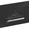 Villeroy & Boch ViConnect - WC-bedieningsplaat E300, Black Matt/Chrome Matt 922169AN