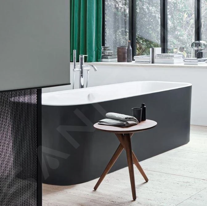 Duravit Happy D.2 Plus - Vrijstaand Bad, 1800x800 Mm, Wit/graphit Super Matt 700453800000000 7 Duravit Happy D.2 Plus - Vrijstaand Bad, 1800x800 Mm, Wit/graphit Super Matt 700453800000000 - Afbeelding 7