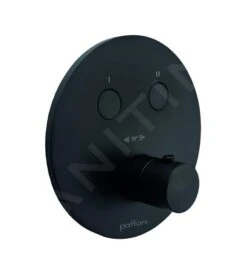 Paffoni Compact Box - Thermostatische Inbouwkraan, Voor 2 Uitgangen, Mat Zwart CPT018NO