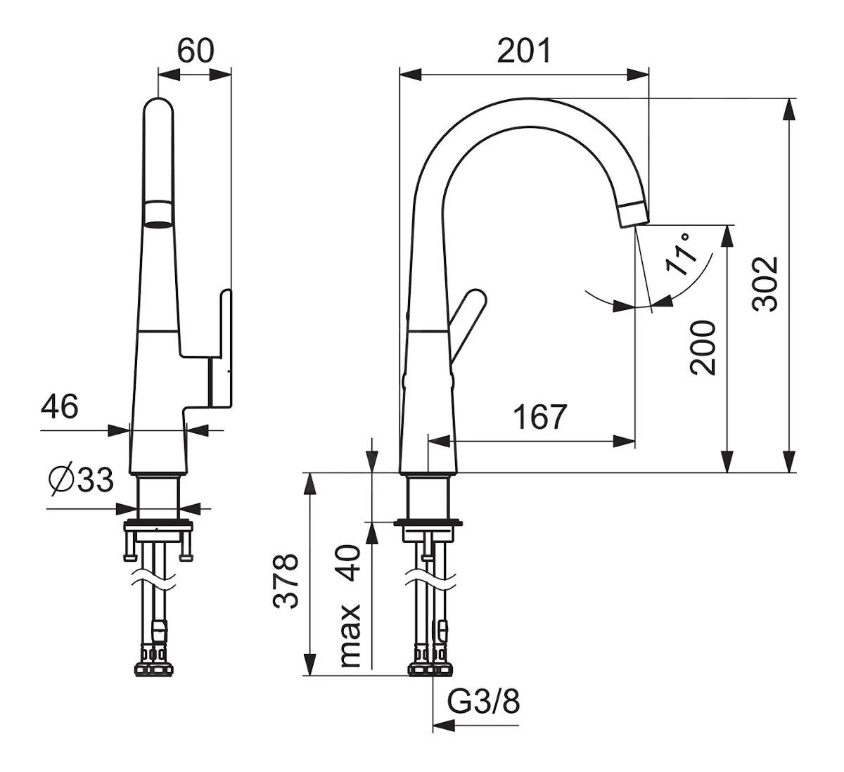Hansa Designo - Wastafelkraan Met Draaibare Uitloop, Chroom 51492293 2 Hansa Designo - Wastafelkraan Met Draaibare Uitloop, Chroom 51492293 - Afbeelding 2