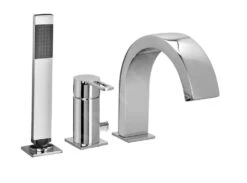 Paffoni West - 3-gats Badrandcombinatie, Chroom WS040LCR