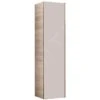 Geberit Citterio - Hoge Badkamerkast 1600x400 Mm, Glanzend Grijsbruin/eik Beige 500.554.JI.1