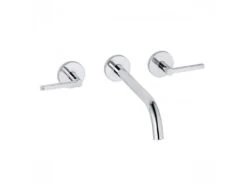 Kludi Nova Fonte - Wastafel Inbouwkraan, 3-gats, Chroom 201460515