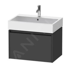 Duravit Ketho.2 - Wastafelkast 440x684x460 Mm, 1 Lade, Grafiet Mat K25076049490000