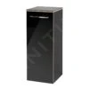 Villeroy & Boch Avento - Badkamer Zijkast, 350x890x373 Mm, 1 Deur, Crystal Black A89501B3