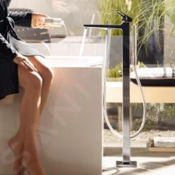 Hansgrohe Metropol - Vrijstaande Badkraan, Chroom 74532000 -Badkamer Luxe 1210aa9343c40e9157267a24