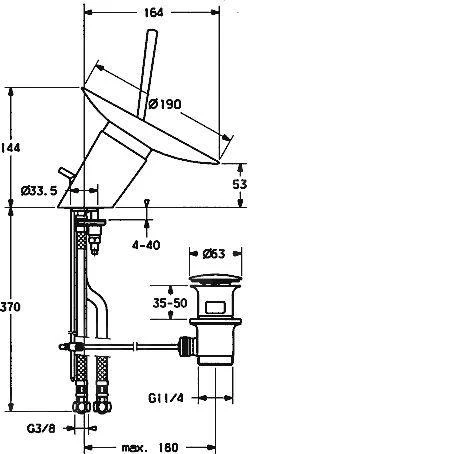 Hansa Murano - Wastafelkraan Met Waste, Chroom/helder Glas 5609210178 2 Hansa Murano - Wastafelkraan Met Waste, Chroom/helder Glas 5609210178 - Afbeelding 2