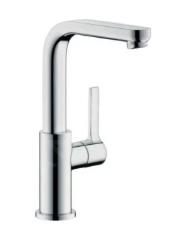 Hansgrohe Metris S - Wastafelkraan Met Draaibare Uitloop En Push-Open Afvoergarnituur, Chroom 31161000