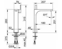 Keuco Edition 11 - Wastafelkraan, Zwart Chroom Geborsteld 51102130103 -Badkamer Luxe 126a7f93000d7fb9d09827e5 1
