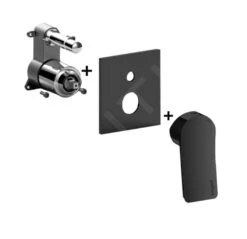 Paffoni Tilt - Inbouwkraan Met 2 Uitgangen, Mat Zwart TIBOX015NO/M