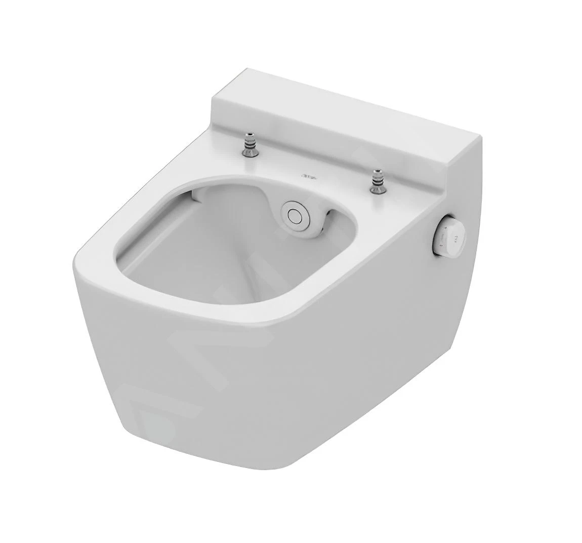 Geberit Duofix - Inbouwreservoir Voor Hangend Toilet Met SIGMA30 Bedieningsknop, Mat Chroom/chroom + Tece One - Hangend Douche-wc En Wc-bril, Rimless, SoftClose 111.300.00.5 NT7 7 Geberit Duofix - Inbouwreservoir Voor Hangend Toilet Met SIGMA30 Bedieningsknop, Mat Chroom/chroom + Tece One - Hangend Douche-wc En Wc-bril, Rimless, SoftClose 111.300.00.5 NT7 - Afbeelding 7
