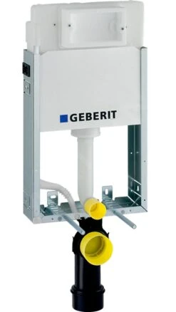 Geberit Kombifix - Set Voorwandinstallatie, Closet Alpha Met WC-zitting, Bedieningsplaat Delta50, Mat Chroom 110.100.00.1 NR6 -Badkamer Luxe 12ac23a8b3e7f854d8a381ae