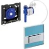 Geberit Spoelsystemen - Urinoirstuursysteem Met Pneumatische Spoelactivering, Bedieningsplaat Type 50, Klantspecifiek/chroom Mat 116.016.00.1